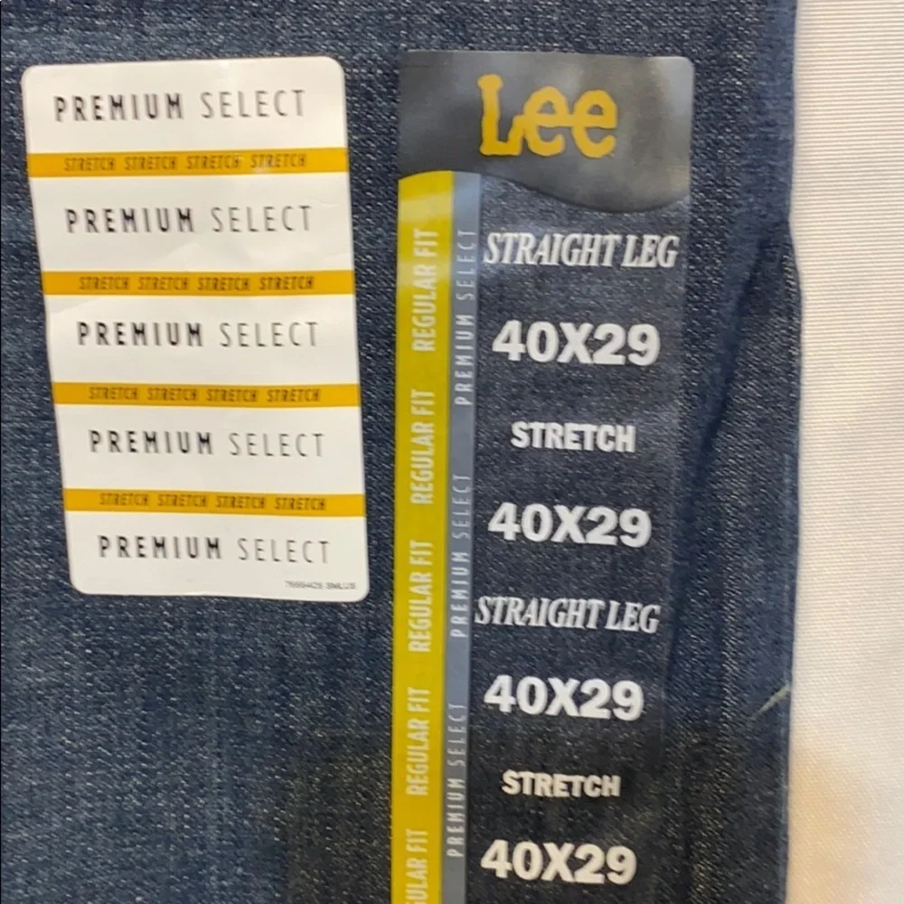 Mens Lee Jeans Regular Fit Straight Leg